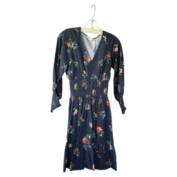 Shoshanna Dresses & Skirts - Shoshanna Tanner Dress size 0 navy and gold EUC DH0028